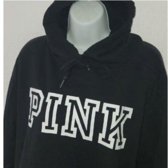 PINK by Victoria's secret Hooded sweatshirt, Black in size Medium - Picture 4 of 12
